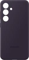 Чехол-накладка Samsung Silicone Case S24 (темно-фиолетовый)