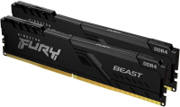 Оперативная память Kingston 2x16GB FURY Beast DDR4 KF432C16BB1K2/32 (3200МГц, XMP)