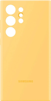 Чехол-накладка Silicone Case S24 Ultra (желтый)