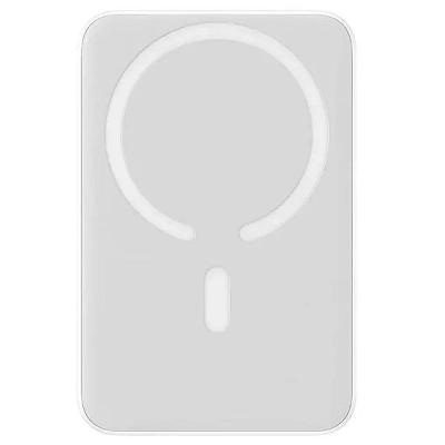 Внешний аккумулятор Baseus Magnetic Mini Air Wireless Fast Charge Power Bank 20W 6000mAh (белый)