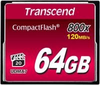 Карта памяти Transcend CompactFlash 800 64GB (TS64GCF800)
