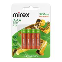 Аккумулятор Mirex AAA 1000mAh HR03-10-E4 (4 шт)