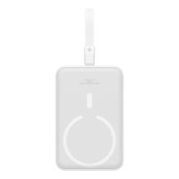 Внешний аккумулятор Baseus Magnetic Mini Wireless Fast Charge 10000mAh PPCXM10I (Type-C/Lightning, 20W, белый)