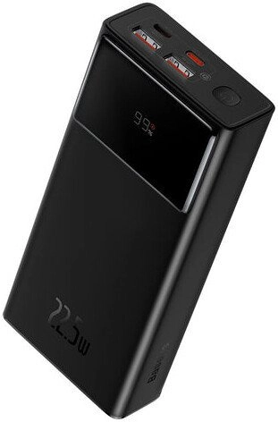 Внешний аккумулятор Baseus Star-Lord Digital Display Fast Charging Power Bank 30000mAh 22.5W (черный)