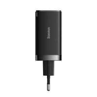 Сетевое зарядное Baseus GaN5 Pro Fast Charger 2C+U 65W (черный)