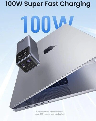 Внешний аккумулятор Ugreen PB724 12000mAh (серый)