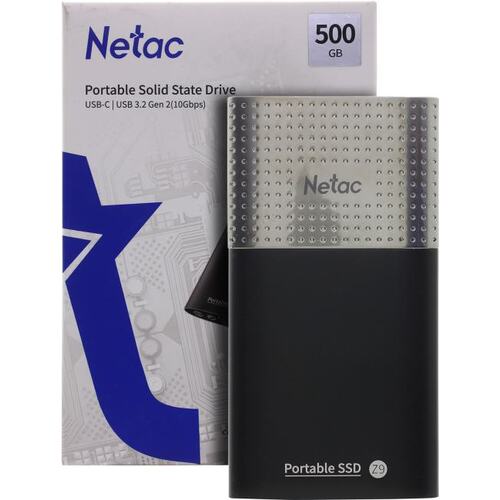Внешний SSD Netac Z9 500GB USB 3.2 Gen 2 Type-C