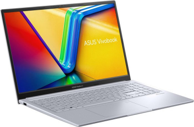 Ноутбук ASUS Vivobook 15X/ K3504VA-MA490/ i7-1355U/ 15.6 2.8K OLED 400nits/ Iris Xe/ 16GB/ 1TB/ DOS/ noODD/ Cool Silver