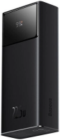Внешний аккумулятор Baseus Star-Lord Digital Display Fast Charging Power Bank 30000mAh 22.5W (черный)
