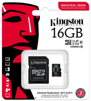 Карта памяти Kingston 16GB Industrial microSDHC SDCIT2/16GB