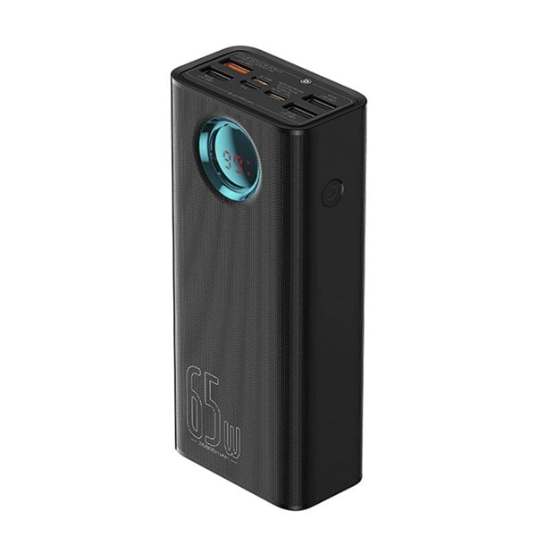 Внешний аккумулятор Baseus Amblight Digital Display Fast Charge Power Bank 65W 26800mAh (черный)