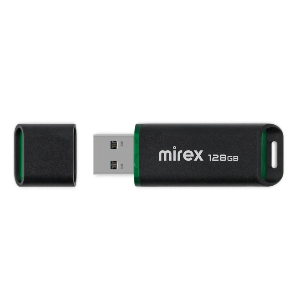 Флешка Drive Mirex 128 GB USB 2.0 SPACER BLACK 