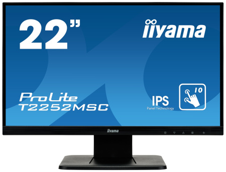 ЖКИ монитор Iiyama ProLite T2252MSC-B1, 21.5", IPS