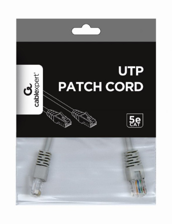 Кабель RJ45 Cablexpert PP12-0.25M (25см, серый)