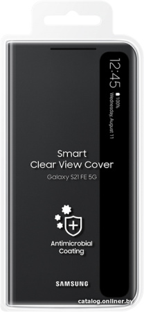 Чехол Samsung Smart Clear View Cover для S21 FE, Black
