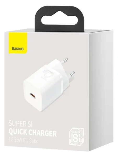 Сетевое зарядное устройство Baseus Super Si CCSP020102 (Type-C, 25W, белый)