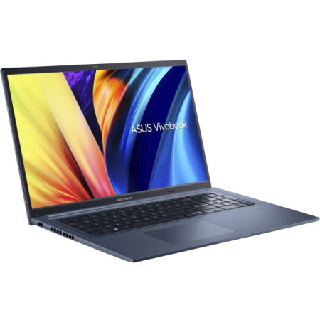 Ноутбук Asus VivoBook 17 / X1704ZA-AU096 / i5-1235U / 17.3 FHD IPS / Iris Xe / 16Gb / 512Gb / DOS / noODD / Blue