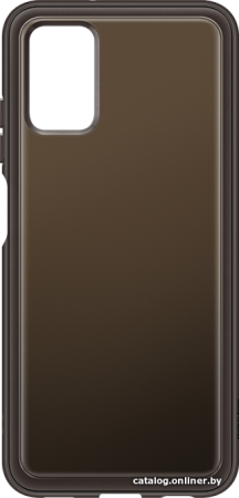 Чехол Samsung Soft Clear Cover для A03s, чёрный