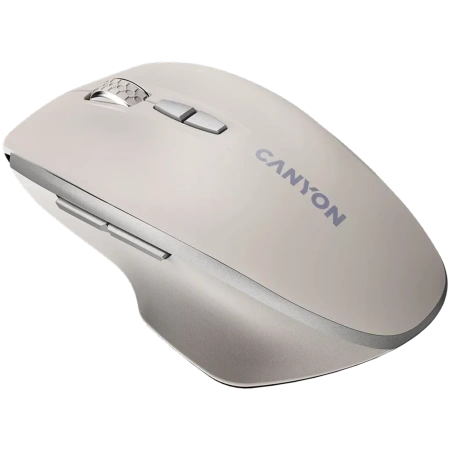 Мышь Canyon MW-21 (оптическая, 1600 dpi, 7 кнопок, бежевая)