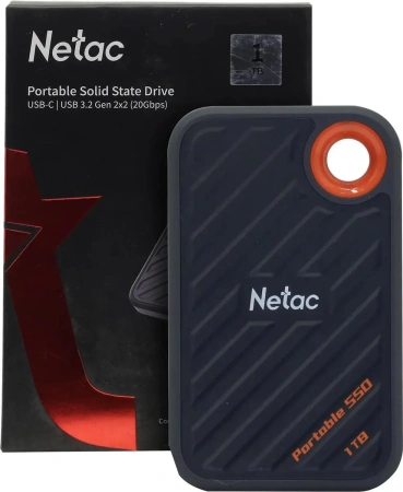 Внешний SSD-накопитель Netac ZX20 1TB NT01ZX20-001T-32BL