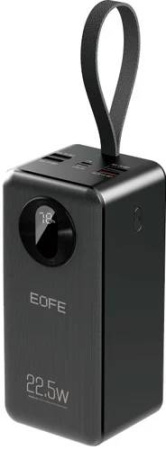 Внешний аккумулятор EOFE EPB-501F 50000mAh (Type-C/microUSB/Lightning, 22.5W, черный)