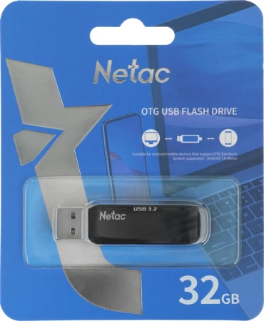 Флешка 32GB Netac US11 USB 3.2 NT03US11C-032G-32BK