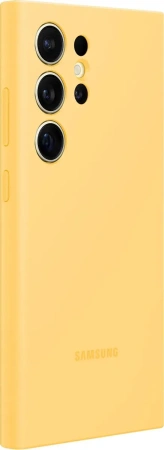Чехол-накладка Silicone Case S24 Ultra (желтый)