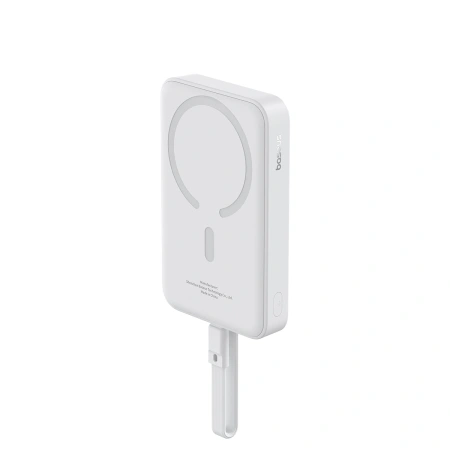 Внешний аккумулятор Baseus Magnetic Fast Charge Power Bank Type-C Edition 30W 10000mAh (белый)
