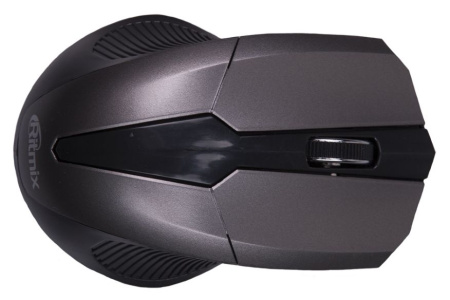 Мышь беспроводная Ritmix RMW-560, оптическая, 1 000 dpi, 3 кнопки (черный, серый)