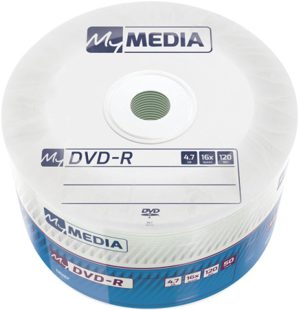 Набор дисков DVD-R MyMedia 4.7Gb 16x (50 шт)