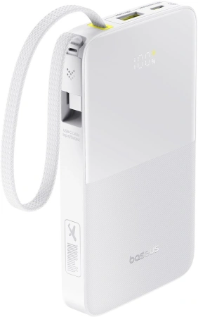 Внешний аккумулятор Baseus EnerFill FC51 Bipow2 Pro Power Bank 10000mAh (белый)