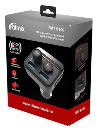 FM-модулятор Ritmix FMT-B100