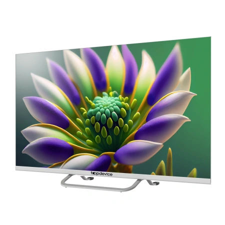 Телевизор Topdevice TDTV32CS04HWE (32", 1366x768, VA, Smart TV, Wi-Fi, белый)