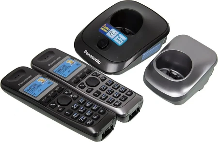 Радиотелефон Panasonic KX-TG2512RU2 (база + 2 трубки)
