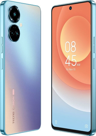 Смартфон TECNO CAMON 19 Pro 8GB/128GB Polar Blue (CI8n)