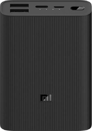 Внешний аккумулятор Xiaomi Mi Power Bank 3 Ultra Compact PB1022Z 10000mAh (черный)