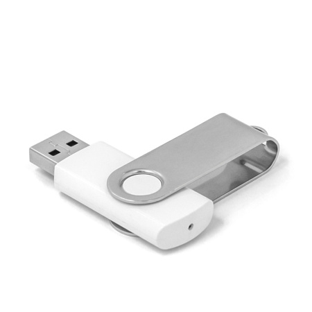 Флешка 8GB USB Flash Mirex SWIVEL (Белый) 13600-FMUSWT08