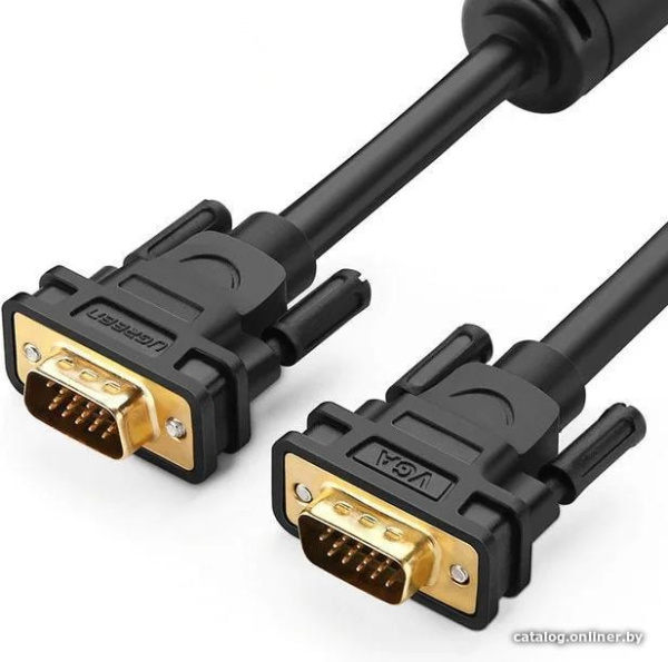 Кабель VGA UGREEN VG101 Male To Male 2.0м черный 11646
