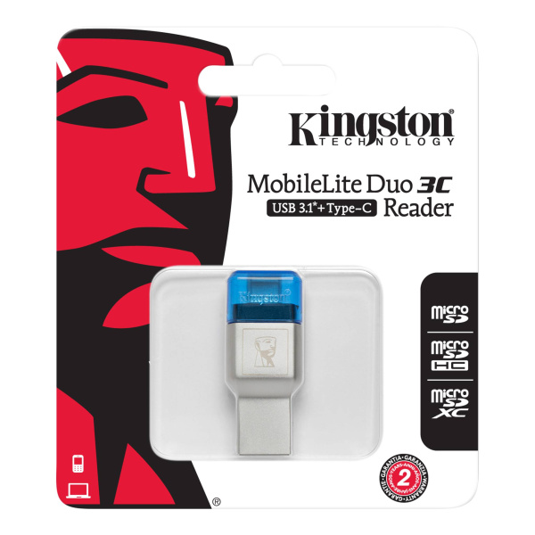 Карт-ридер Kingston MobileLite Duo 3C