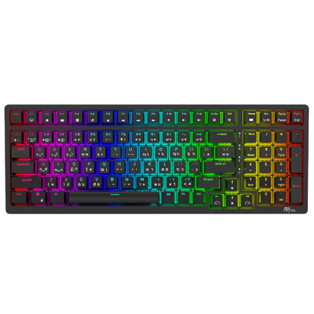 Беспроводная клавиатура Royal Kludge RK98 RGB (черный, RK Brown)