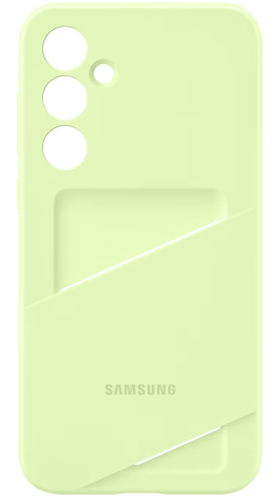 Чехол-накладка Samsung Card Slot Case A35 5G (лаймовый)