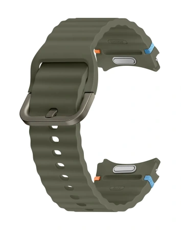 Ремешок Samsung Sport Galaxy Watch7 ET-SNL30SKEGRU (20мм, S/M, зелёный)