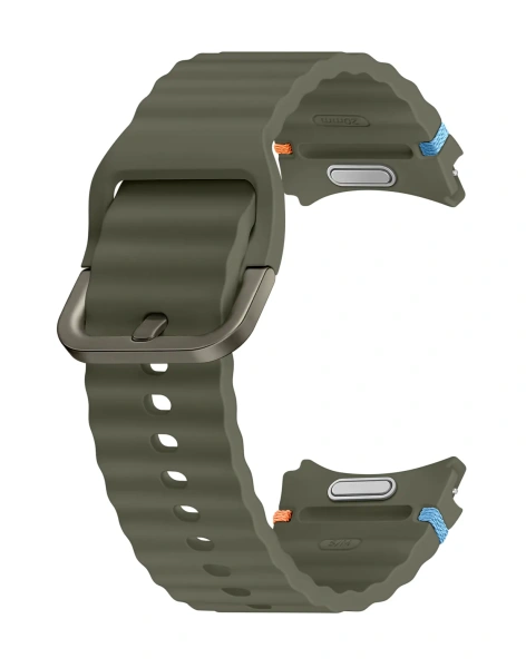 Ремешок Samsung Sport Galaxy Watch7 ET-SNL30SKEGRU (20мм, S/M, зелёный)