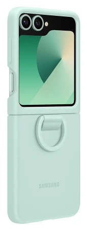 Чехол Samsung Silicone Case Flip 6 (мятный)
