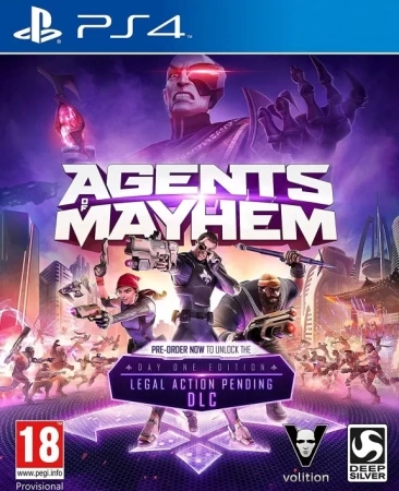 Agents of Mayhem. Издание первого дня для PS4 (русские субтитры)