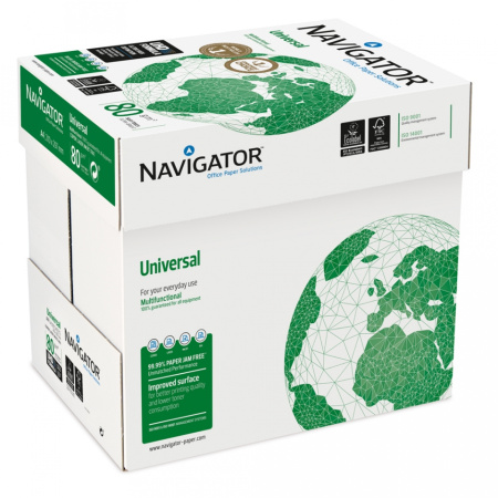 Бумага Navigator Universal A4, 80г/м2, 500л, класс А