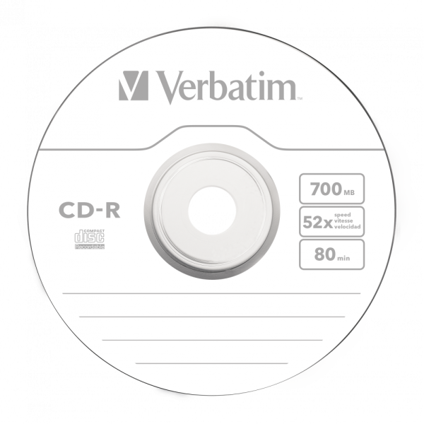 Набор дисков CD-R Verbatim DataLife Extra Protection 700Mb 52x (50 шт)