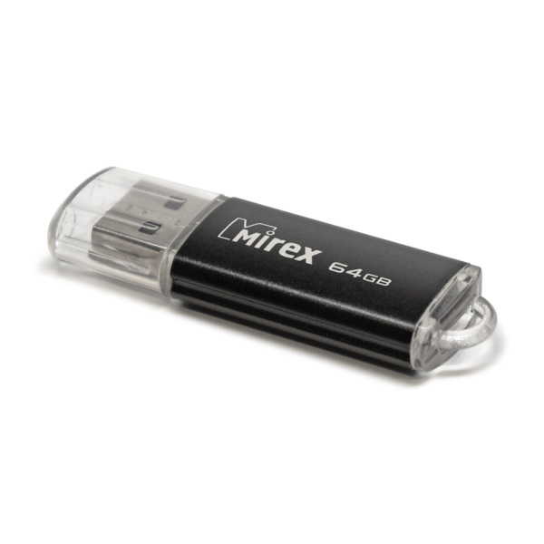 Флешка 64GB USB Flash Mirex UNIT (Черный)13600-FMUUND64