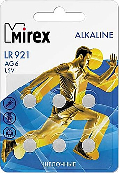 Батарейки Mirex LR921 6 шт. 23702-LR921-E6