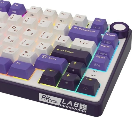 Клавиатура Royal Kludge R75 RGB Blackberry (RK Brown)